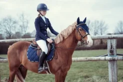 Outlet Tapis de selle LOVE MIXTE Marine - Tapis De Cso|Tapis De Selle