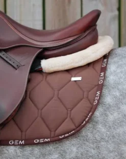 Online Tapis de selle LOVE Obstacle Chocolat - Tapis De Cso|Tapis De Selle