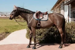 Hot Tapis de selle Pied de Poule - Kentucky - Amorti et respirabilité Tapis De Cso|Tapis De Selle