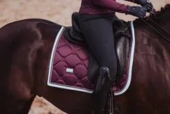 Sale Tapis de selle Purple White Edge - Tapis De Dressage|Tapis De Selle
