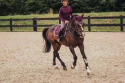 Sale Tapis de selle Purple White Edge - Tapis De Dressage|Tapis De Selle