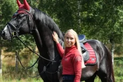 Best Tapis de selle Rouge - Chili Pepper - Tapis De Dressage|Tapis De Selle