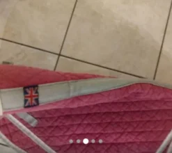 Discount Tapis de selle rouge taille cheval Tapis De Cso