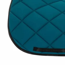 Outlet Tapis de selle technique logo bleu pétrole/noir- Tapis De Cso|Tapis De Selle