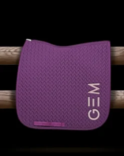 Best Tapis de selle TEN Prune Dressage - Tapis De Dressage|Tapis De Selle