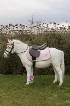 Discount Tapis de selle Tête de licorne pailleté - Kentucky - Confort optimal Tapis De Cso|Tapis De Selle