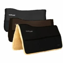 New Tapis de selle Western confort en laine tissée Thiline Tapis Western|Tapis De Selle