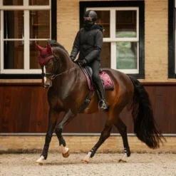Hot Tapis de selle Zahra Bordeaux - - Effet satiné, motifs élégants Tapis De Cso|Tapis De Selle