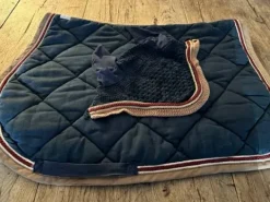 Clearance TAPIS ENSEMBLE CRISTINA SPORT BLEU MARINE Tapis De Dressage|Tapis De Cso