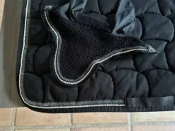 Best TAPIS ENSEMBLE NOIR A STRASS ANNA SCARPATI Tapis De Dressage|Tapis De Cso