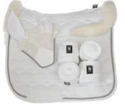 Clearance Tapis Eurofit Blanc aluminium Edition limitée 2022 - Tapis De Dressage|Tapis De Selle