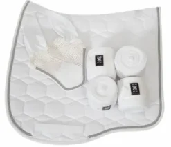 Clearance Tapis Eurofit Blanc aluminium Edition limitée 2022 - Tapis De Dressage|Tapis De Selle