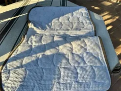 Hot TAPIS GRIS BLEU ENSEMBLE ANNA SCARPATI Tapis De Dressage|Tapis De Cso