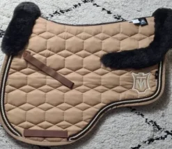 Sale Tapis Eurofit - Sable satiné mouton marron Tapis De Selle|Tapis De Selle