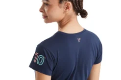 Hot Team Shirt Anniversary Femme Bleu - Femme Tenue D'Équitation Femme·T-Shirts équitation Femme