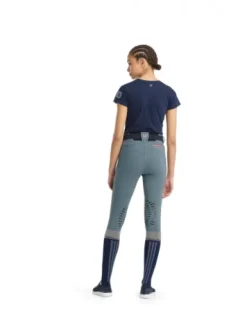 Hot Team Shirt Anniversary Femme Bleu - Femme Tenue D'Équitation Femme·T-Shirts équitation Femme