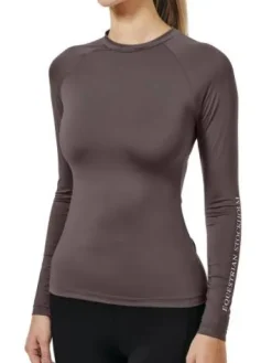 Outlet Top Base Layer Dynamic Modern Mocha - Femme Tenue D'Équitation Femme·Polos Et Chemises