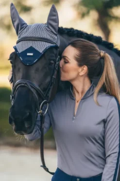 Discount Top Power Top Sportive Blue Ash - Femme Tenue D'Équitation Femme·T-Shirts équitation Femme|Tenue D'Équitation Femme·Polos Et Chemises