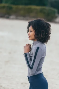 Discount Top Power Top Sportive Blue Ash - Femme Tenue D'Équitation Femme·T-Shirts équitation Femme|Tenue D'Équitation Femme·Polos Et Chemises