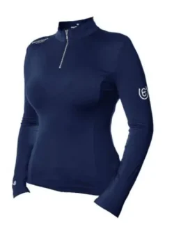 Best Top UV PROTECTION Midnight blue - Femme Tenue D'Équitation Femme·T-Shirts équitation Femme|Tenue D'Équitation Femme·Polos Et Chemises