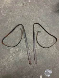 Outlet Étrivières Bruno Delgrange en cuir havane 135cm Etriers Et Accessoires|Étrivières