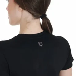 Outlet T-shirt ajusté avec logo à paillettes - Femme Tenue D'Équitation Femme·T-Shirts équitation Femme