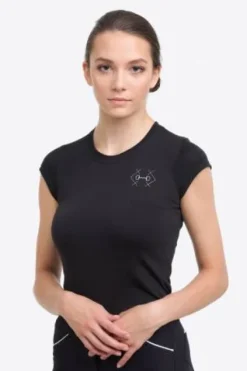 Best T-shirt d'équitation BIT - - Coton élastique Femme Tenue D'Équitation Femme·T-Shirts équitation Femme