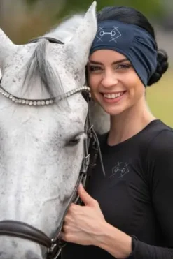 Sale T-shirt d'équitation manches longues BIT - - Coton élastique Femme Tenue D'Équitation Femme·T-Shirts équitation Femme