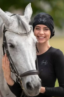 Sale T-shirt d'équitation manches longues BIT - - Coton élastique Femme Tenue D'Équitation Femme·T-Shirts équitation Femme