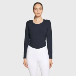 Outlet T-Shirt manches longues Tina Crystal AW24 Femme Tenue D'Équitation Femme·T-Shirts équitation Femme