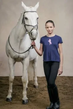 Online T-shirt équitation enfant à manches courtes - - Licorne pailletée Enfant Tenue D'Équitation Enfant·T-Shirts équitation Enfant
