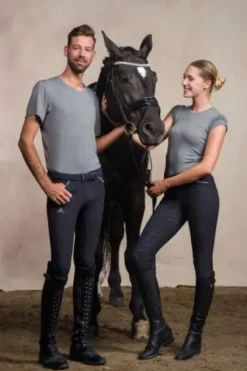 Sale T-Shirt équitation manches courtes - - Coton doux Femme Tenue D'Équitation Femme·T-Shirts équitation Femme