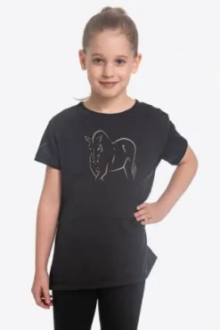 New T-Shirt équitation ROSE GOLD - - Technique et confort Femme Tenue D'Équitation Enfant·T-Shirts équitation Enfant|Tenue D'Équitation Femme·T-Shirts équitation Femme