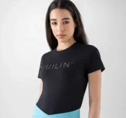 Clearance T-shirt strass - femme - tissu doux et respirant Femme Tenue D'Équitation Femme·T-Shirts équitation Femme