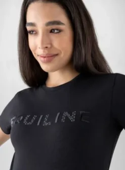 Clearance T-shirt strass - femme - tissu doux et respirant Femme Tenue D'Équitation Femme·T-Shirts équitation Femme