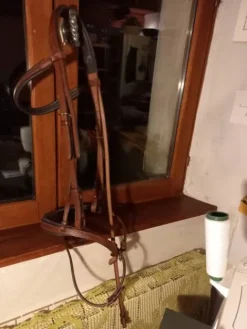 Clearance Vends bridon cuir noisette Bridons Et Brides·Bridon Cuir