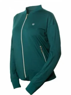 Outlet Veste AMAZONITE - Femme Tenue D'Équitation Femme·Sweat Shirt, Polaire Et Pull Femme