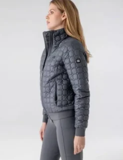 New Veste bomber matelassée octogone Edae - Femme Tenue D'Équitation Femme·Parka, Blouson, Doudoune