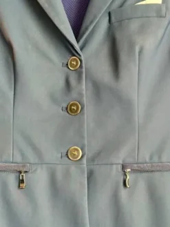 Veste concours samshield Victorine 36 bleu marine Femme La Cavalière En Concours|La Femme En Concours