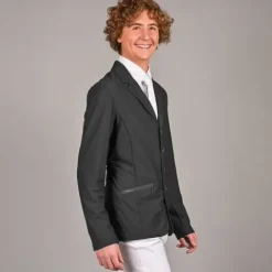 Outlet Veste de compétition AIRTEC Noir - Jump'In - MESH confortable Homme Le Cavalier En Concours|L'Homme En Concours