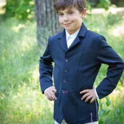 Veste de compétition Junior marine - Mixte Gaston - Jump'in Enfant Les Jeunes En Concours|Les Enfants En Concours
