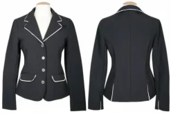 Discount veste de concours softshell dame St tropez col blanc Femme La Cavalière En Concours|La Femme En Concours