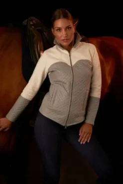 Best Veste d'équitation imperméable avec inserts en suède - Femme Tenue D'Équitation Femme·Parka, Blouson, Doudoune