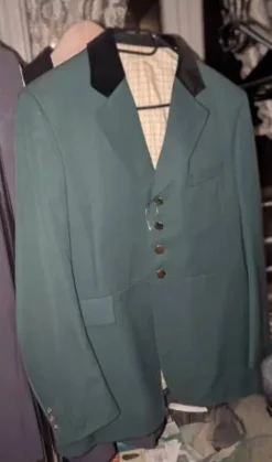 Veste homme verte Oxbridge T52/54 Homme Le Cavalier En Concours|L'Homme En Concours