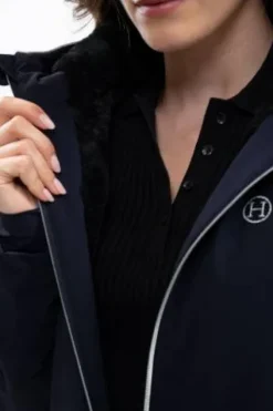 Best Veste longue Abby - - Déperlant et coupe-vent Femme Tenue D'Équitation Femme·Parka, Blouson, Doudoune