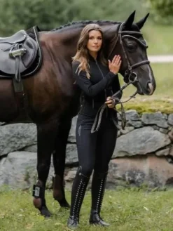 New Veste Next generation Jacket Black - Femme Tenue D'Équitation Femme·Parka, Blouson, Doudoune