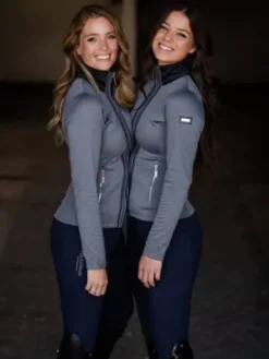 Online Veste Polaire - CRYSTAL GREY Femme Tenue D'Équitation Femme·Sweat Shirt, Polaire Et Pull Femme