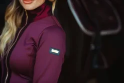 Online Veste Polaire - CRYSTAL MERLOT GOLD Femme Tenue D'Équitation Femme·Sweat Shirt, Polaire Et Pull Femme