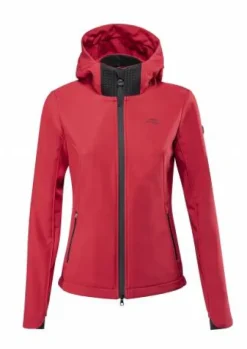 Clearance Veste Softshell Femme Rouge Femme Tenue D'Équitation Femme·Parka, Blouson, Doudoune