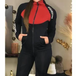 Veste sportive Gaby avec doublure polaire Femme - Femme Tenue D'Équitation Femme·Sweat Shirt, Polaire Et Pull Femme